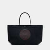 Cabas Ella Twist - Tory Burch - Synthétique - Noir