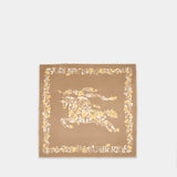 Écharpe Floral Ekd - Burberry - Soie - Beige