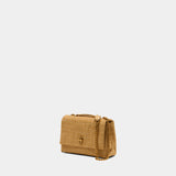 Sac Porté Épaule The Slim Dual Chain - Marc Jacobs - Cuir - Beige