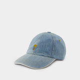 Casquette Tobacco Ami De Coeur - AMI Paris - Coton - Bleu
