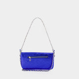 Wallet On Chain Rock Nano - Zadig & Voltaire - Cuir - Bleu
