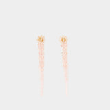 Boucles D'oreilles Drip - Simone Rocha - Crystal - Rose