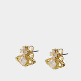Boucles D'oreilles Valentina Orb - Vivienne Westwood - Métal - Doré