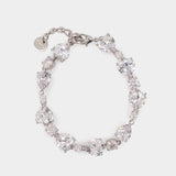 Bracelet Crystal Droplet - SELF PORTRAIT - Perles - Argenté