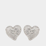 Boucles D'oreilles Evangeline - Vivienne Westwood - Métal - Argenté