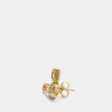 Boucles D'oreilles Kitty - Vivienne Westwood - Métal - Doré