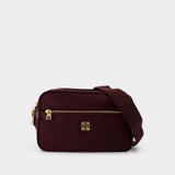 Sac Porté Épaule Virginia - Tory Burch - Viscose - Rouge