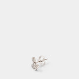 Boucles D'oreilles Marinetta Single - Vivienne Westwood - Métal - Argenté