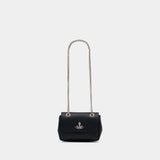 Sac À Main Saffiano Small Purse - Vivienne Westwood - Cuir - Noir