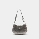 Sac Porté Épaule Charm - Vivienne Westwood - Cuir - Argenté