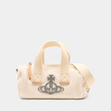 Sac À Bandoulière Paul Cylinder - Vivienne Westwood - Coton - Beige