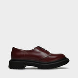 Derbies 132 en Cuir Poli Bordeaux