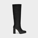 Bottes Closer To Heaven en Cuir Noir