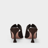 Mules Sexy Thing 75 en Cuir Marron