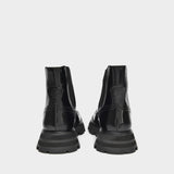 Bottines Wander en Cuir Noir