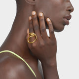 Bague Round Trip - Charlotte Chesnais - Argent/18K Plaqué Or