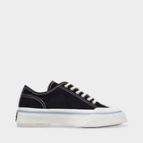 Baskets Laguna en Cuir Velours Noir