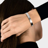 Bracelet Ruban Le 21 g En Argent Brossé