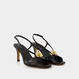 Sandales Rosa - Rouje - Cuir - Noir