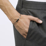 Bracelet Câble le 5g en Céramique Noire Polie