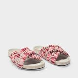Mules Holden en Veau Velours Rouge