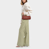 Sac Hobo Cylinder - Manu Atelier - Cuir - Rougebole