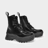 Bottines Trace en Polyurethane Noir