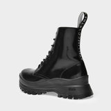 Bottines Trace en Polyurethane Noir