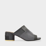 Sandales en Cuir Gris