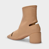 Bottines en Cuir Marron