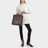 Sandales Jumel en Cuir Chocolat