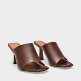 Sandales Jumel en Cuir Chocolat