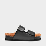 Sandales Dombai Sherling en Cuir Noir