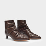 Boots Erin en Cuir Marron