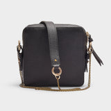 Sac Joan Camera en Cuir Noir