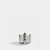 Bague Rockaway en argent et diamants