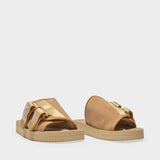 Sandales Kaw-VS en Cuir Beige