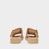 Sandales Kaw-VS en Cuir Beige