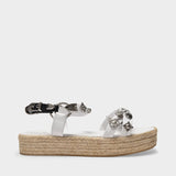 Sandales en Cuir Blanc