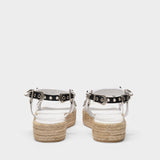 Sandales en Cuir Blanc