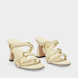 Sandales Lara en Cuir Beige