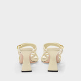 Sandales Lara en Cuir Beige