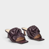 Sandales Ava en Cuir Prune