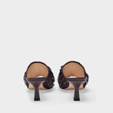 Sandales Ava en Cuir Prune