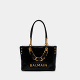 Sac Porté Épaule 1945 Small - Balmain - Cuir - Noir