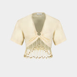 T-Shirt Tee - Rabanne - Coton - Ivoire