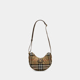 Sac À Bandoulière Ll Horseshoe - Burberry - Synthétique - Beige