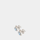 Boucles D'oreilles Allie - Vivienne Westwood - Métal - Bleu