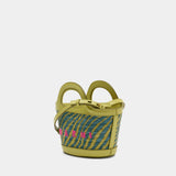 Sac À Main Tropicalia Micro - Marni - Nylon - Vert