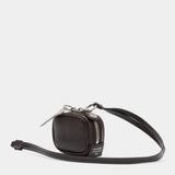 Sac Porté Épaule Camero Clip - Acne Studios - Cuir - Marron